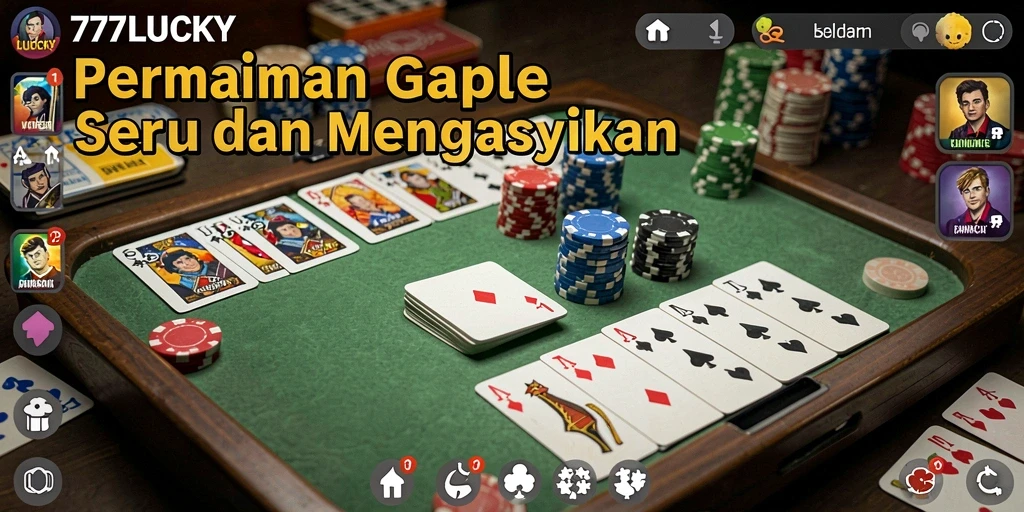 Tampilan gameplay seru dari 777LUCKY dengan teman-teman.