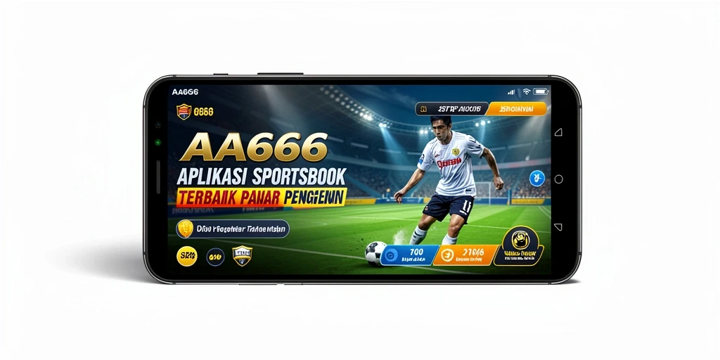 Tangkapan layar utama AA666 menampilkan fitur taruhan olahraga yang menarik.