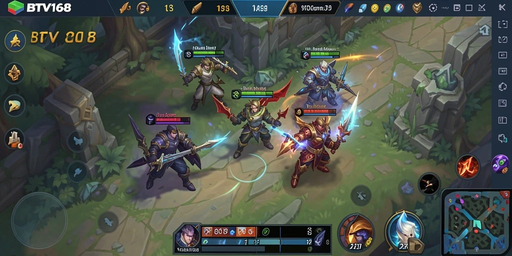 Gameplay seru BTV168 dalam pertempuran MOBA