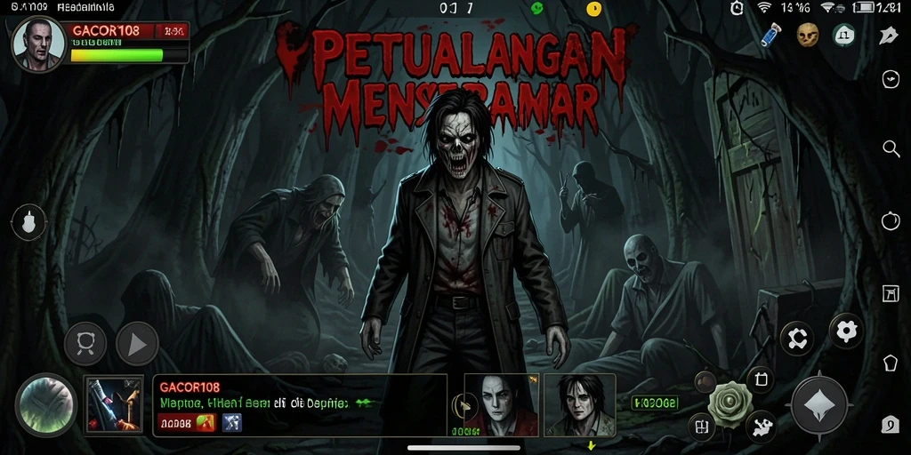 Tangkapan layar menampilkan gameplay seru GACOR108 yang penuh ketegangan.