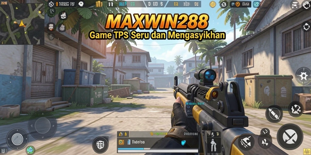 Tampilan permainan seru dari MAXWIN288 dalam genre TPS.