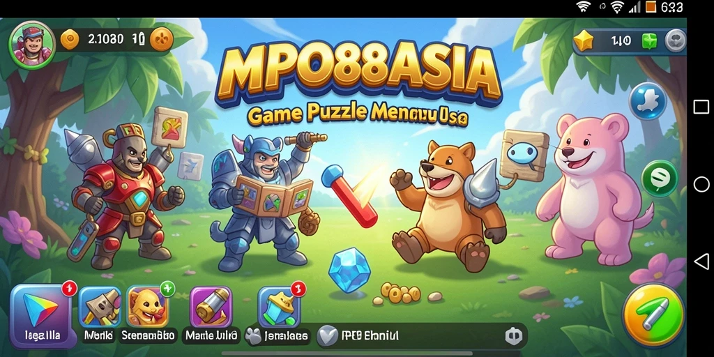 Screenshot MPO88ASIA menampilkan gameplay Puzzle yang menantang dan menarik.