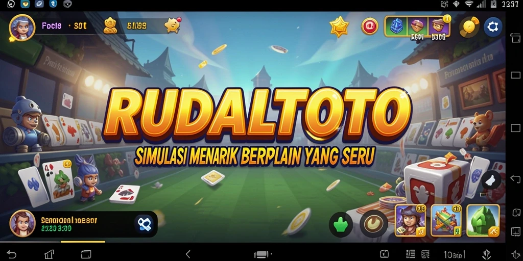 Tampilan gameplay RUDALTOTO yang mengasyikkan dan interaktif.