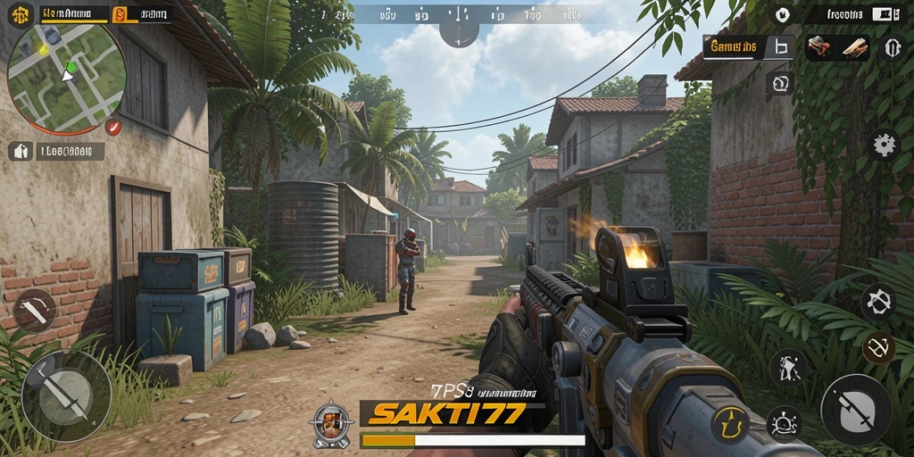 Tampilan gameplay SAKTI77 yang mendebarkan dan penuh aksi.