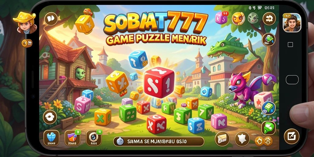Screenshot gameplay SOBAT777 menampilkan keseruan teka-teki yang menantang.