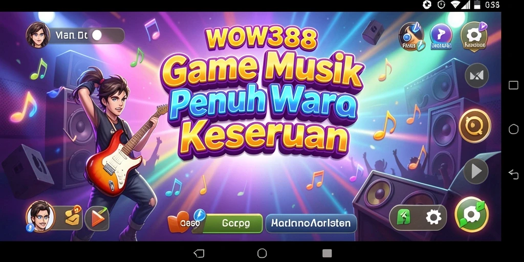 Tampilan gameplay WOW388 dengan pengalaman musik yang interaktif.