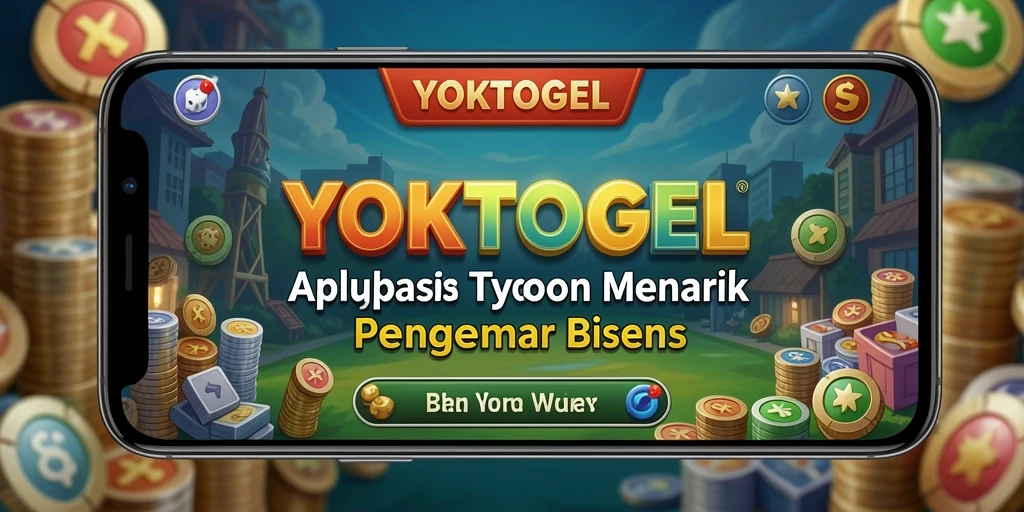 Screenshot gameplay YOKTOGEL menampilkan aktivitas manajemen bisnis yang menarik.